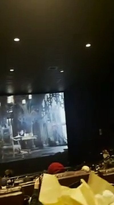 Une projection du film Batman perturbé par une vraie chauve-souris