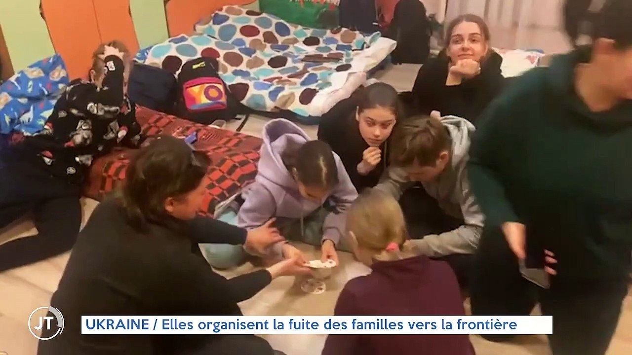 UKRAINE / Elles organisent la fuite des familles vers la frontière