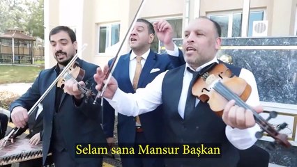 Müzisyenlerden beste: Bugünümün yarını, karınlığın aydınlığı, zor günlerin adamı selam sana Mansur Başkan