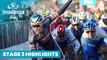 Breakaway, counterattack & sprint in Sovicille | 2022 Tirreno-Adriatico EOLO | Highlights