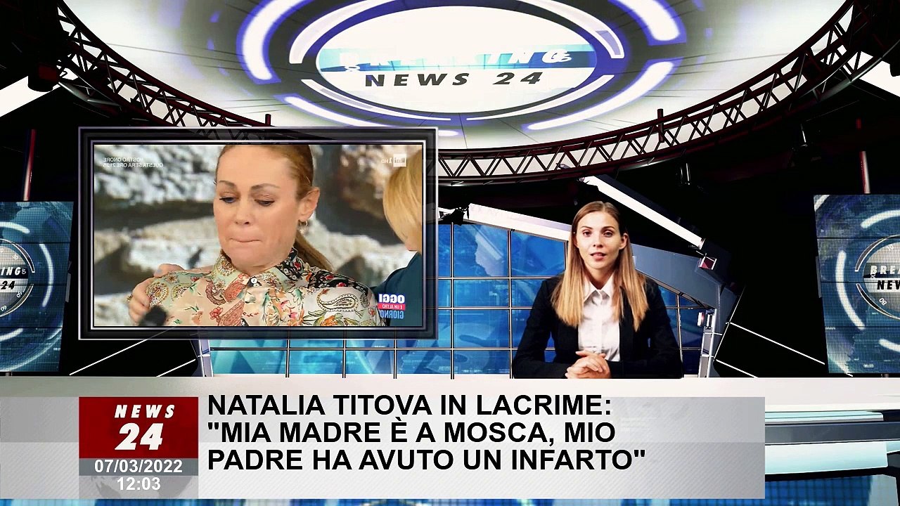 Natalia Titova in lacrime: "Mia madre è a Mosca, mio padre ha avuto un infarto"