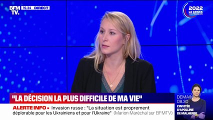 Marion Maréchal: "Je ne suis pas une caution" féminine pour Eric Zemmour