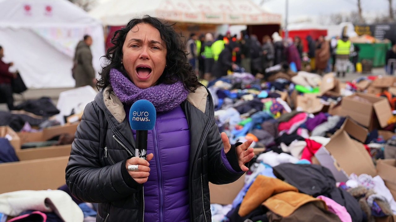 Voluntarios de toda Europa ofrecen su ayuda a los refugiados ucranianos
