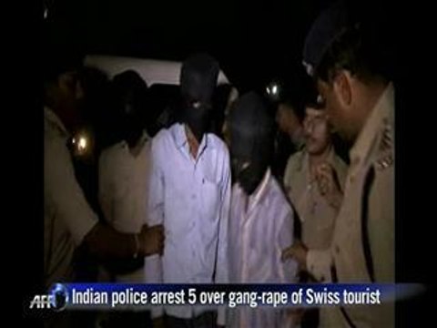 Arrests over gang-rape of Swiss cyclist in India