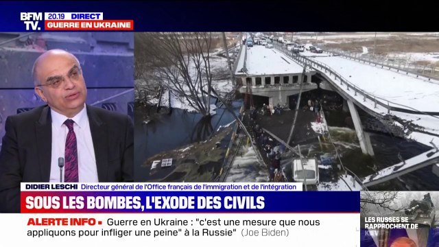 Les réfugiés ukrainiens en Europe sont intégrés dans un dispositif de protection temporaire , explique Didier Leschi