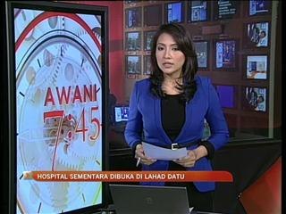 Hospital sementara dibuka di Lahad Datu