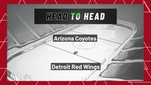 Arizona Coyotes At Detroit Red Wings: Puck Line