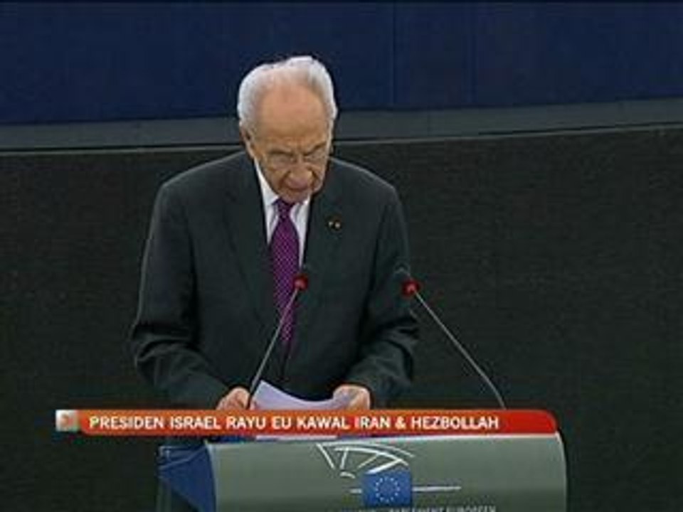 Presiden Israel rayu EU kawal Iran & Hezbollah