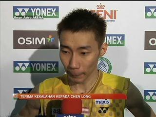 Chong Wei terima kekalahan kepada Chen Long