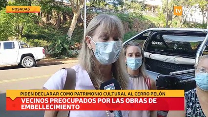 Vecinos preocupados por las obras de embellecimiento
