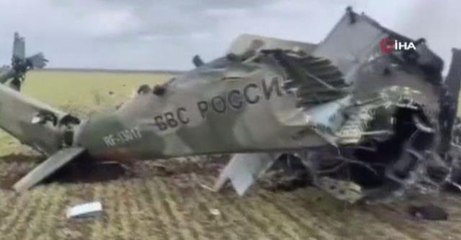 Ukrayna, Mıkolayiv'de Rusya'ya ait savaş helikopterini düşürdü