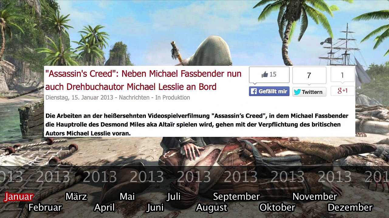Was bisher geschah... alle wichtigen News zu 'Assassin's Creed' auf einen Blick!