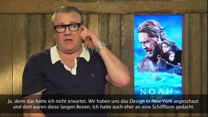 Interview zu "Noah" mit Ray Winstone, Logan Lerman und Douglas Booth