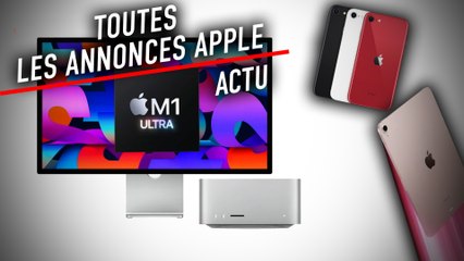 iPhone SE, iPad Air, M1 Ultra... les  annonces  à retenir de la conférence Apple