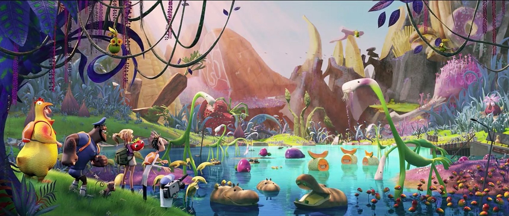 Wolkig mit Aussicht auf Fleischbällchen 2 Trailer DF