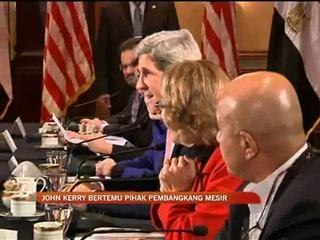 John Kerry bertemu pembangkang Mesir