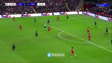 فرصة محمد صلاح ضد إنتر ميلان
