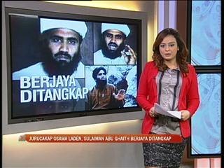 Jurucakap Osama, Sulaiman Abu Ghaith ditangkap