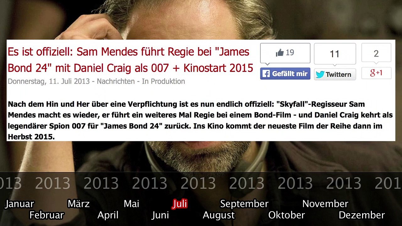 Was bisher geschah... alle wichtigen News zu 'James Bond 007 - Spectre' auf einen Blick