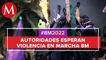 Martí Batres sobre el transcurso de la marcha del 8M en CDMX