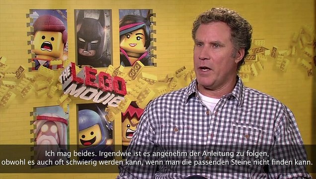 Interview zu The LEGO Movie mit Chris Pratt, Elizabeth Banks und Will Ferrell