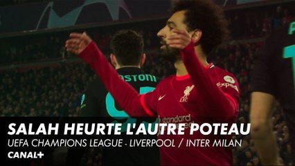 Mo Salah touche une nouvelle fois le montant - UEFA Champions League - Liverpool / Inter Milan