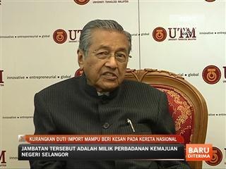 'Kereta nasional bakal terima kesan' - Tun M
