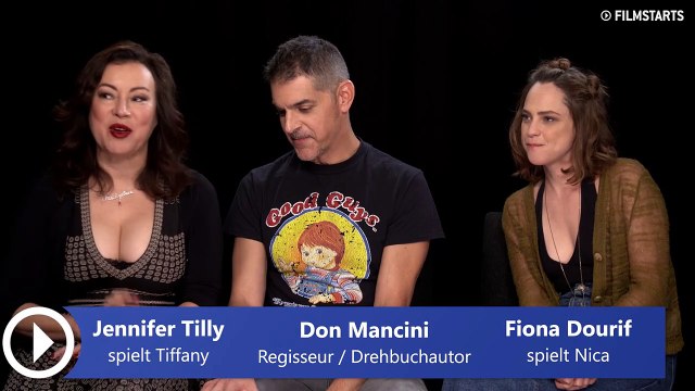 FILMSTARTS-Interview zu Cult Of Chucky mit Jennifer Tilly, Don Mancini und Fiona Dourif (FILMSTARTS-Original)