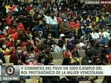 Min. Diva Guzmán: Más del 50% de las delegaciones en Congreso del PSUV está representado por mujeres