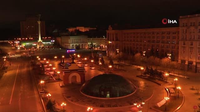 Ukrayna'nın başkenti Kiev'de yeniden siren sesleri yankılandı