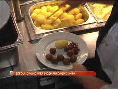 Bebola daging IKEA dicemari daging kuda