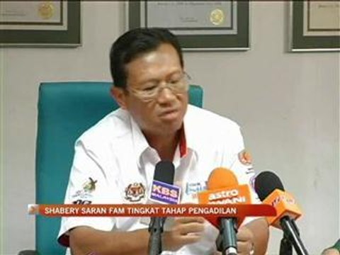 Shabery saran FAM tingkat pengadilan