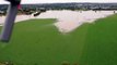 Drone flyover Singleton, NSW following overflow of Hunter River | March 9, 2022 | Port Stephens Examiner