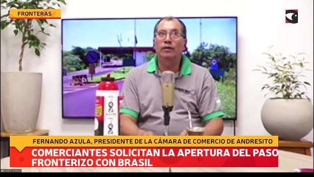 Comerciantes solicitan la apertura del paso fronterizo con Brasil