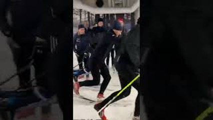 Cross Country Skier Runs Ahead of The Competition