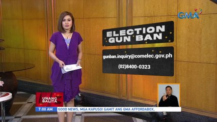 Election gun ban (Jan. 9 - June 8, 2022) | UB