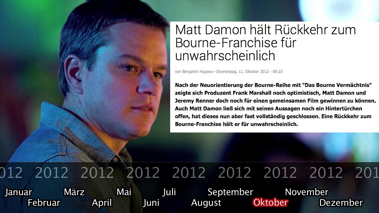 Was bisher geschah... alle wichtigen News zu 'Bourne 6' auf einen Blick!