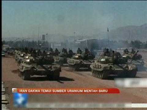 Iran dakwa temui sumber uranium mentah baru