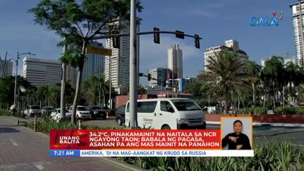 34.2 °C, pinakamainit na naitala sa NCR ngayong taon... | UB