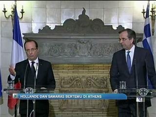 Hollande dan Samaras betemu di Athens