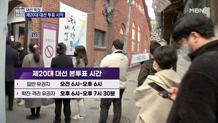 [대선 2022] 제20대 대선 투표율은?…이 시각 중앙선관위