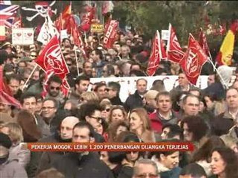 Pekerja mogok, 1,200 penerbangan terjejas