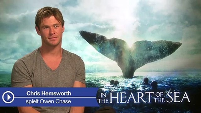 FILMSTARTS-Interview zu Im Herzen der See mit Chris Hemsworth, Tom Holland, Cillian Murphy, Benjamin Walker und Ron Howard