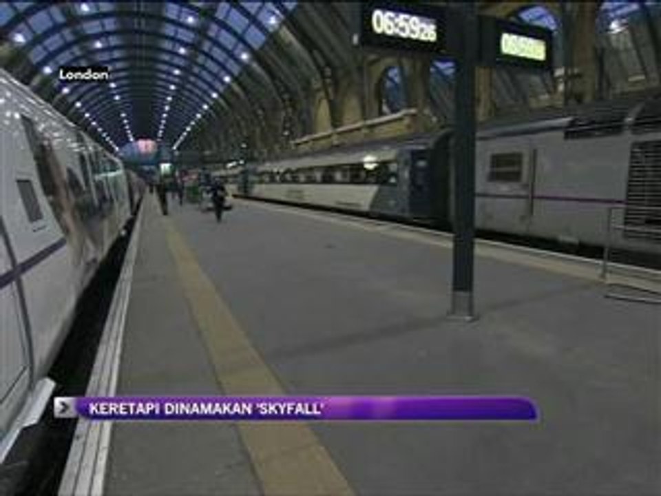 Keretapi dinamakan 'Skyfall'