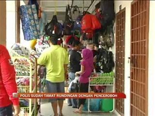 Polis tamat runding dengan penceroboh
