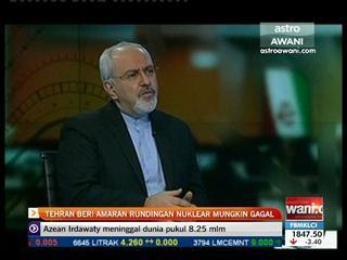 Tehran beri amaran rundingan nuklear mungkin gagal