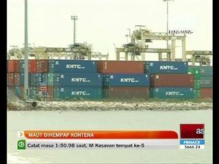 Pekerja maut dihempap kontena