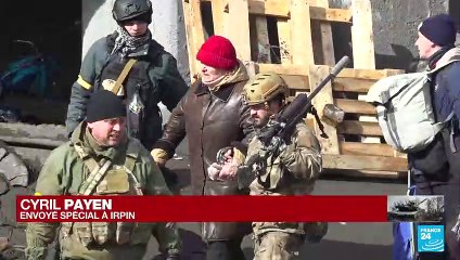 09/Mars/2022 Guerre en Ukraine _ à Irpin, le cessez-le-feu n'est pas respecté