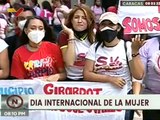 Lideresas marcharon este 8M en Caracas para conmemorar el Día Internacional de la Mujer