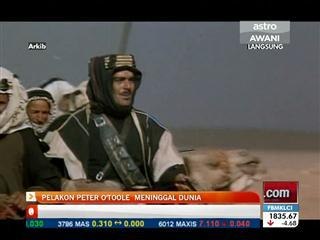 Pelakon Peter O'Toole meninggal dunia
